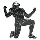 Football Player Metal Art