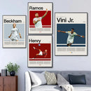 GobekUsa Football Star Champion Poster Canvas Wall Art