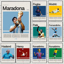 GobekUsa Football Star Champion Poster Canvas Wall Art