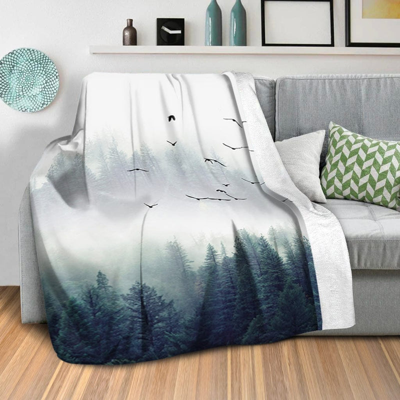 Forest Landscape Blanket