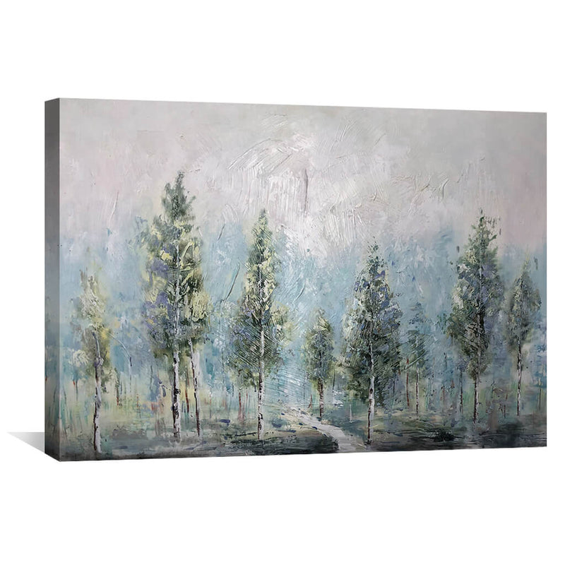 Forest Painted Oil Painting