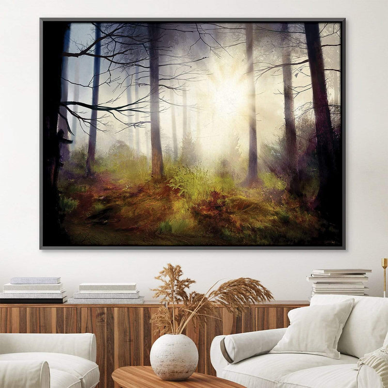 Forest Rays Canvas