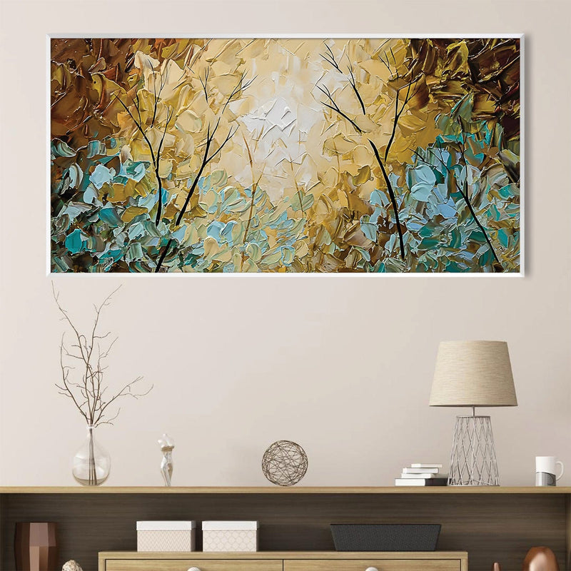 Forest Through the Paint Canvas