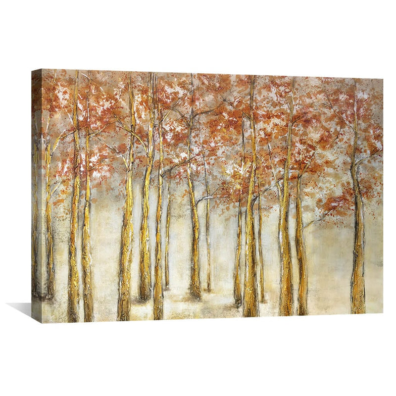 Forest Trees Oil Painting