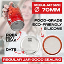 500 Regular Mouth Canning Lids