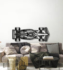 Formula 1 2022 Top View Horizontal Metal Car Wall Art - MT0979