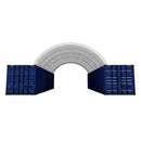 Reinforced 20'x40' Double Truss Container Shelter