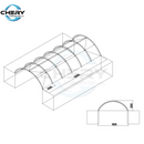 Reinforced 20'x40' Double Truss Container Shelter