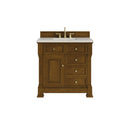 James Martin Brookfield 36" Single Bathroom Vanity, Honey Oak