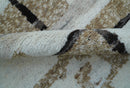 Fossil Custom Made Modern Contemporary Brown Hand knotted Wool Rug
