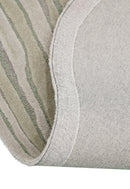 Fossil Modern Style Ivory Hand Tufted 5x7 Wool Rug
