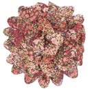 4 Inch Floral Print Cotton Blend Flower Pin