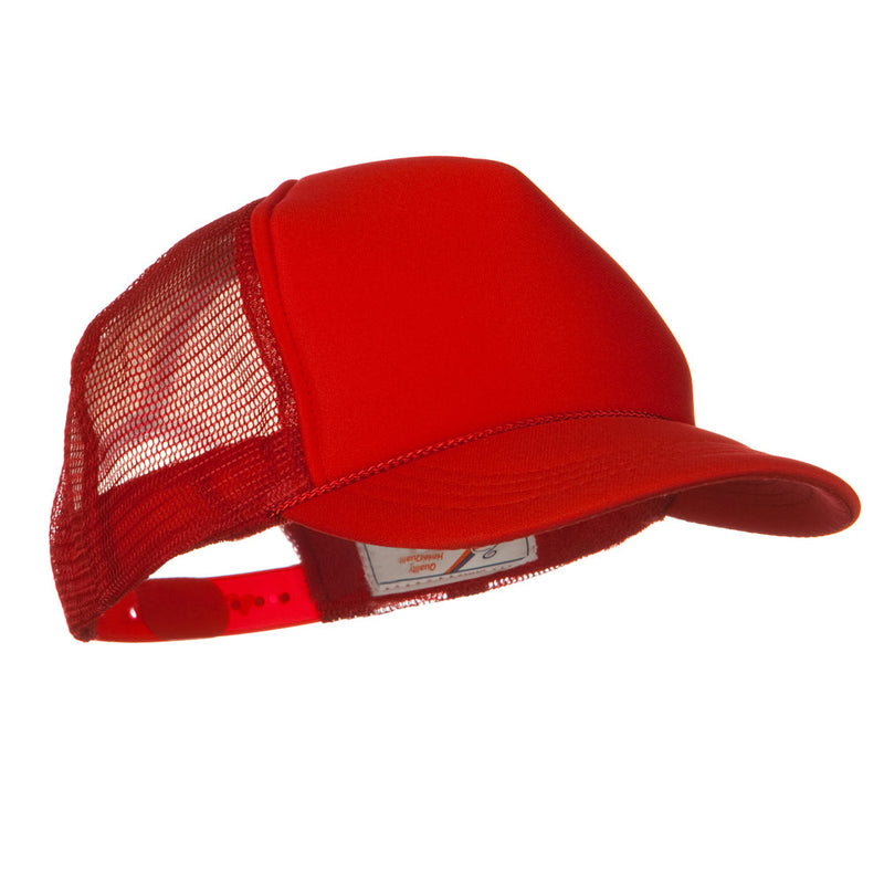 Youth Polyester Foam Front Golf Mesh Cap