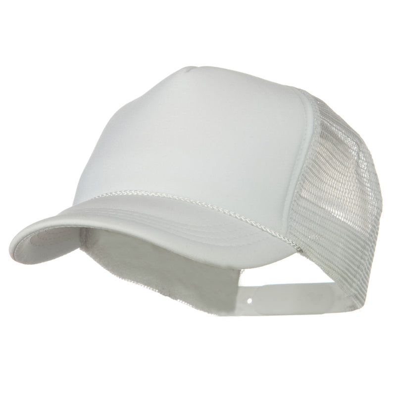 Youth Polyester Foam Front Golf Mesh Cap