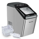 Ice Making Machine with 29 Pounds Pebble Ice per Day-Silver by LJGDeals