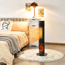 1500W Ceramic Tower Space Heater with Remote Control and Realistic 3D Flame by LJGDeals
