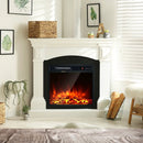 18 Inch 1500W Electric Fireplace Freestanding and Recessed Heater by LJGDeals