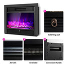 28.5" Recessed Electric Fireplace by LJGDeals