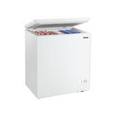 5.2 Cu.ft Chest Freezer Upright Single Door Refrigerator with 3 Baskets-White by LJGDeals