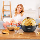 6QT Stirring Popcorn Popper Maker with Nonstick Plate by LJGDeals