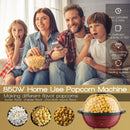 6QT Stirring Popcorn Popper Maker with Nonstick Plate by LJGDeals