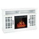 48 Inch Electric Fireplace TV Stand with Cabinets for TVs Up to 5 by LJGDeals