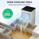 8000 BTU 3-in-1 Air Cooler with Dehumidifier and Fan Mode by LJGDeals