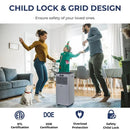 10000 BTU 4-in-1 Portable Air Conditioner with Dehumidifier and Fan Mode by LJGDeals