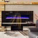 68" Ultra-Thin Recessed Electric Fireplace by LJGDeals