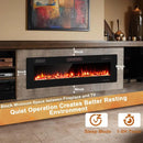 68" Ultra-Thin Recessed Electric Fireplace by LJGDeals