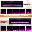 68" Ultra-Thin Recessed Electric Fireplace by LJGDeals