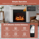 18/23 Inch Electric Fireplace Inserted with Adjustable LED Flame-23 inches by LJGDeals