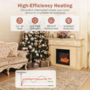 18/23 Inch Electric Fireplace Inserted with Adjustable LED Flame-23 inches by LJGDeals