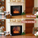 18/23 Inch Electric Fireplace Inserted with Adjustable LED Flame-23 inches by LJGDeals