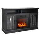 48 Inch Electric Fireplace TV Stand with Cabinets for TVs Up to 5 by LJGDeals
