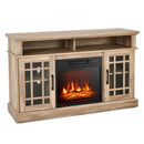 48 Inch Electric Fireplace TV Stand with Cabinets for TVs Up to 5 by LJGDeals