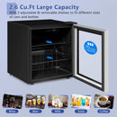 60 Can Beverage Mini Refrigerator with Glass Door by LJGDeals