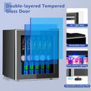 60 Can Beverage Mini Refrigerator with Glass Door by LJGDeals