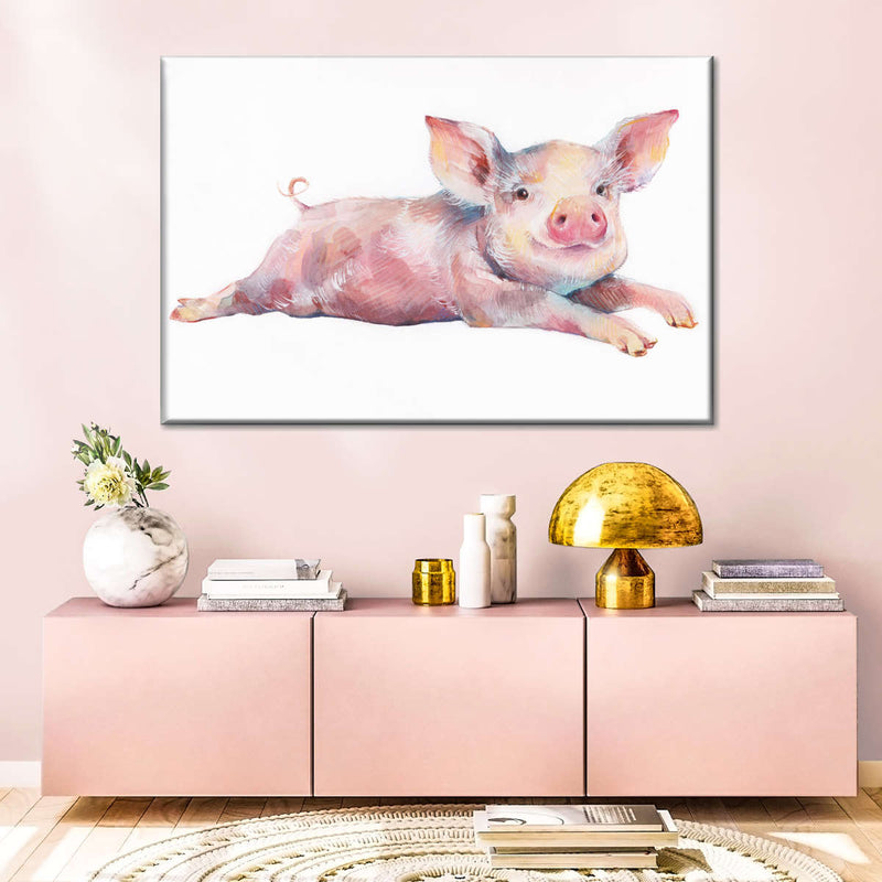 Precious Piglet Wall Art