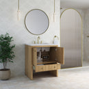 James Martin Hudson 30" Single Bathroom Vanity, Light Natural Oak