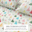 Turkish Cotton Christmas Flannel Sheet Set - Whittaker Collection by Great Bay Home