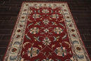 5' x 8' Handmade 100% Wool Traditional Oriental Area Rug Plum