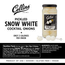 Snow White Cocktail Onions 8 oz by Viski