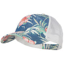 Floral Print Mesh Cap