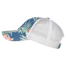 Floral Print Mesh Cap