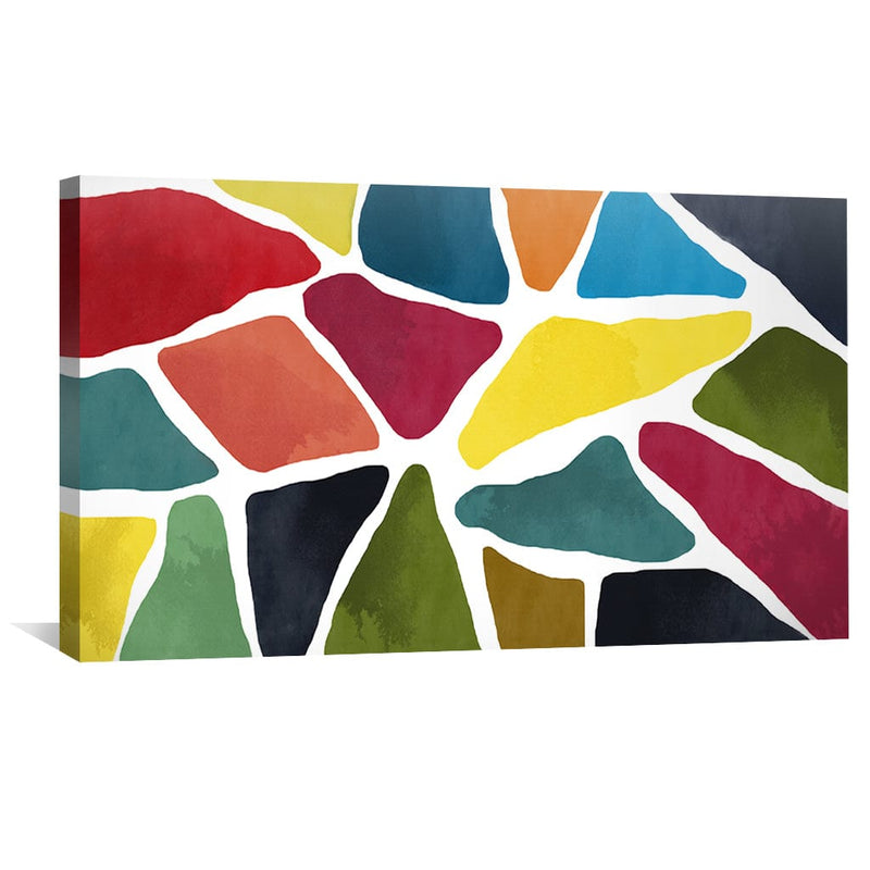 Fragmented Harmony Canvas