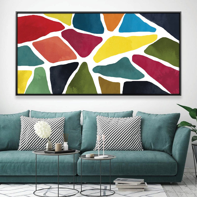 Fragmented Harmony Canvas