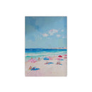 GobekUsa Frameless Summer People Swimming Canvas Wall Art
