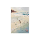 GobekUsa Frameless Summer People Swimming Canvas Wall Art