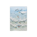 GobekUsa Frameless Summer People Swimming Canvas Wall Art